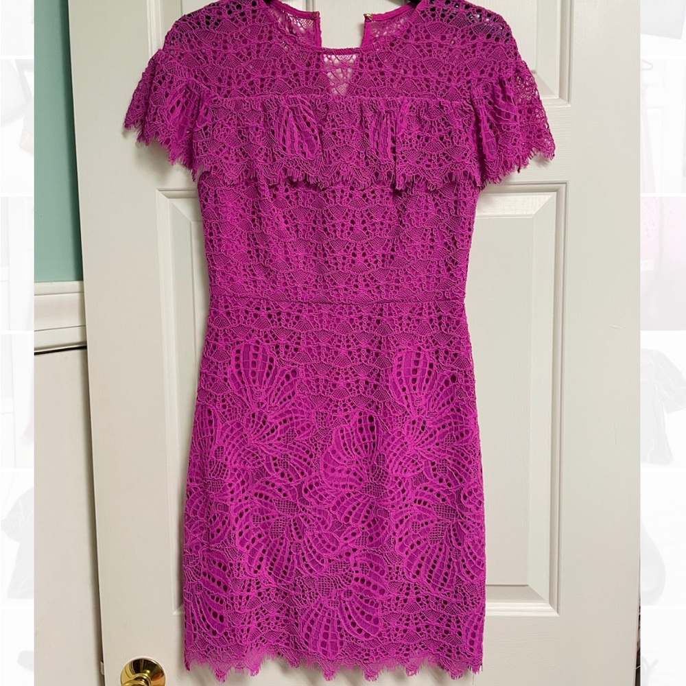 Purple/Pink Lace Derby Dress